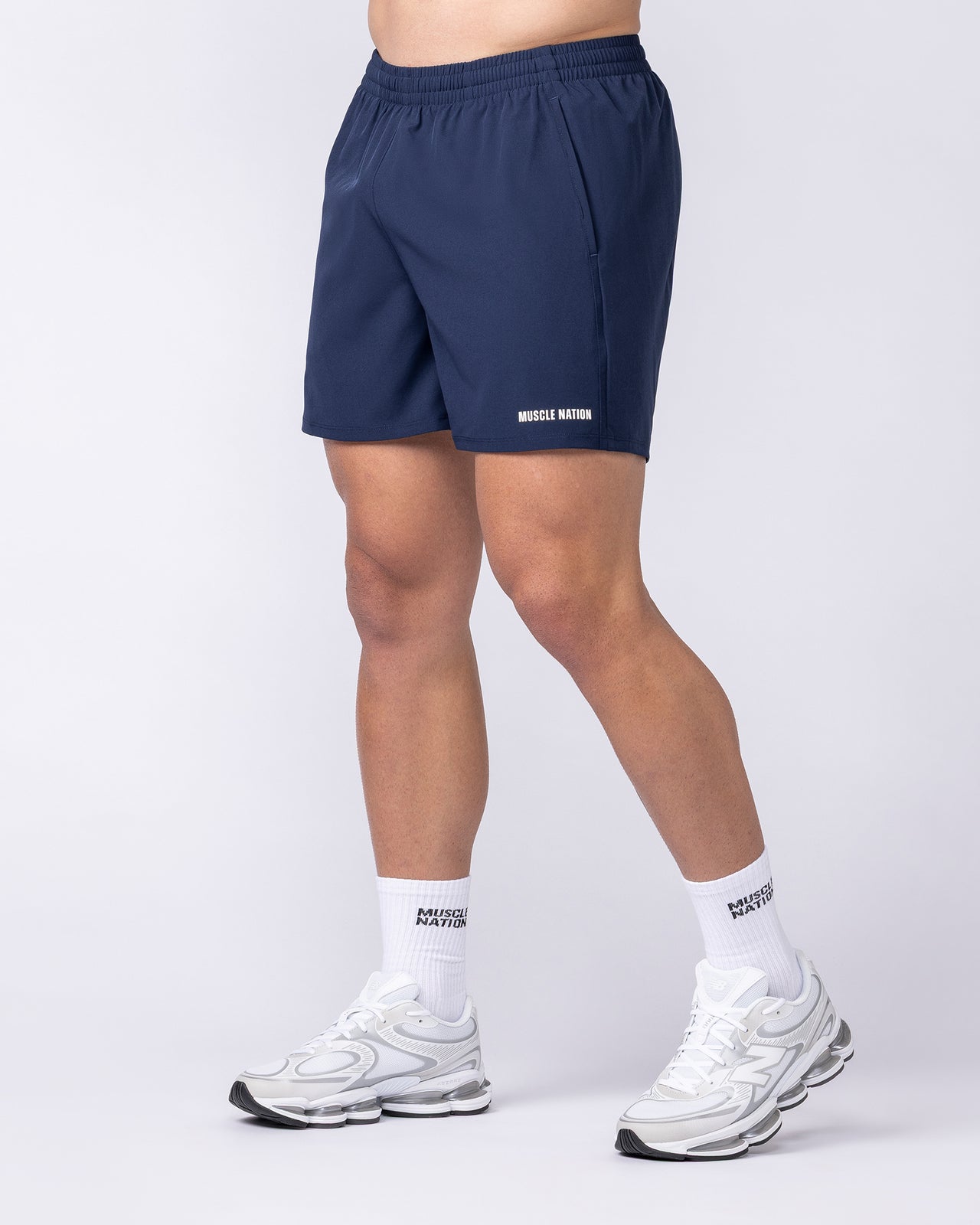 Essential Active 5" Shorts - Navy