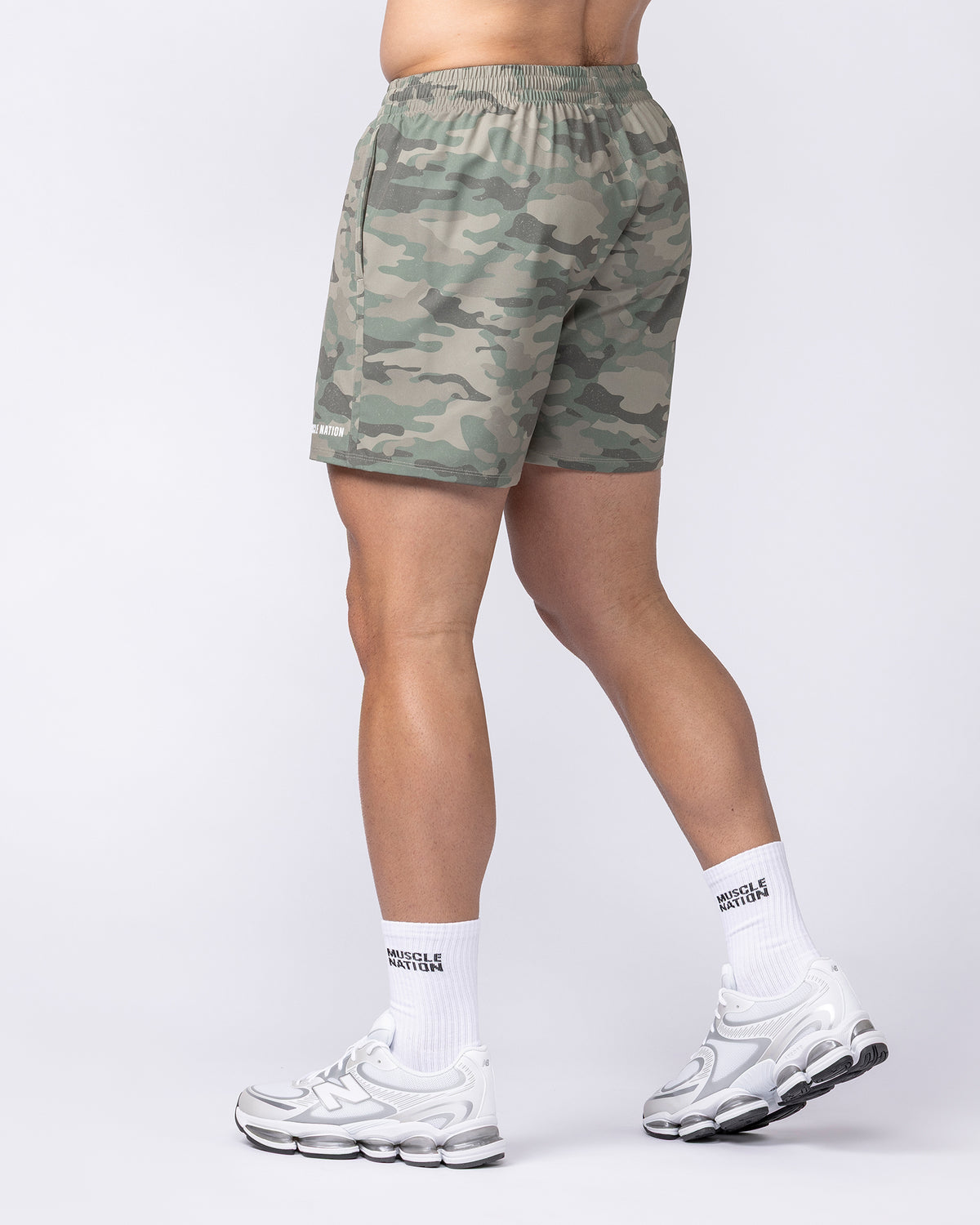 Essential Active 5" Shorts - Washed Camo