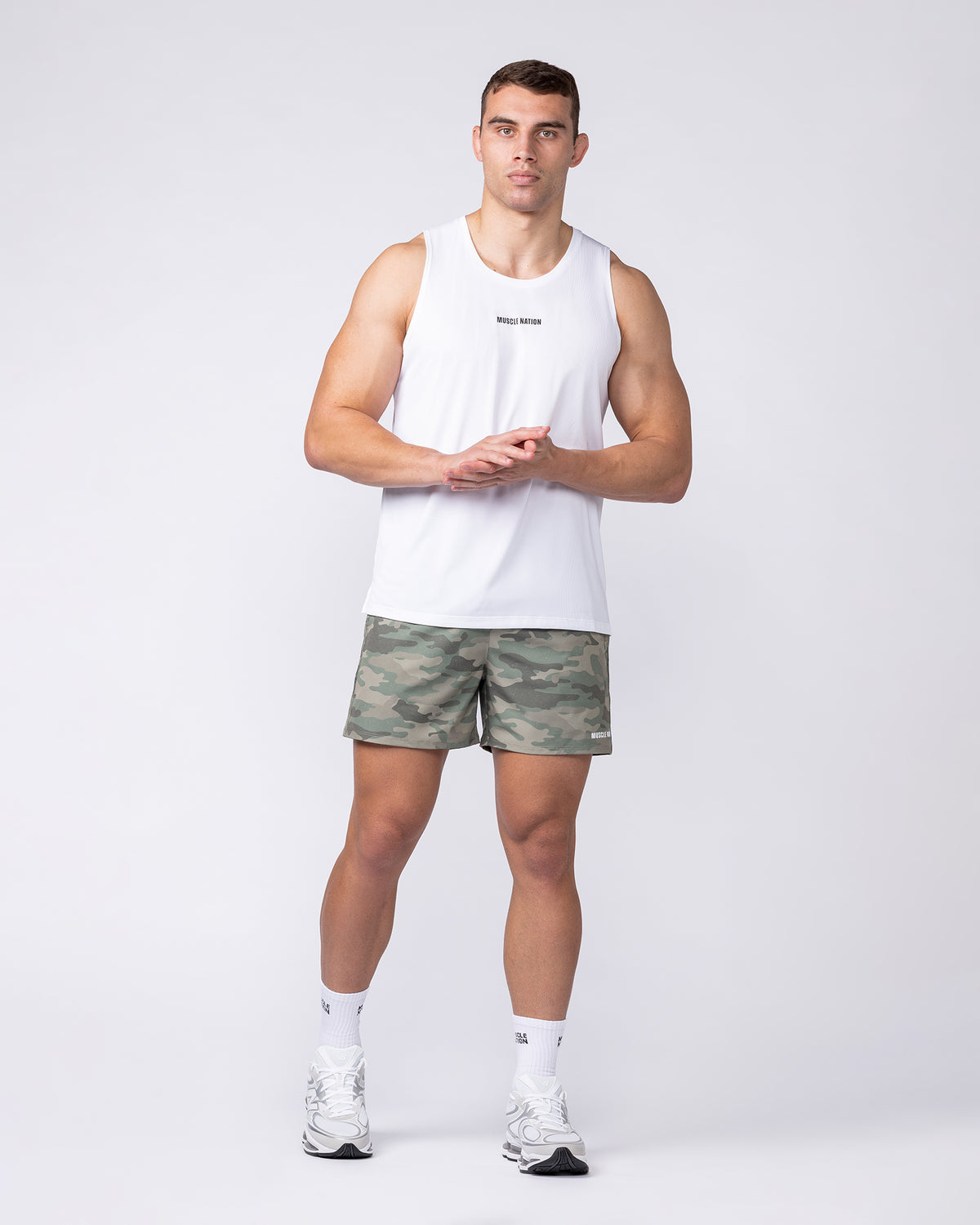 Essential Active 5" Shorts - Washed Camo