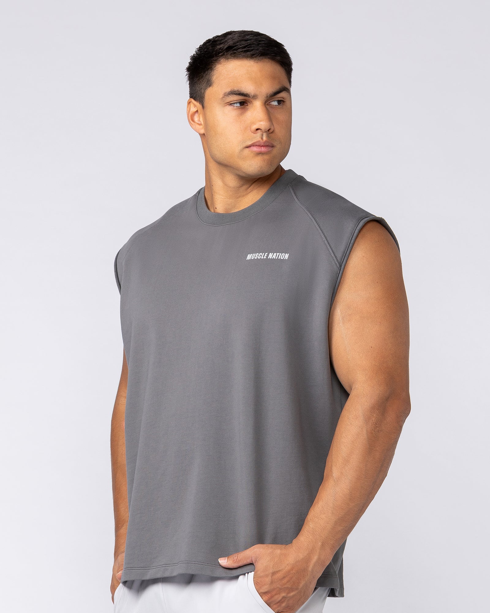 Essential Boxy Muscle Tank - Tornado – Muscle Nation