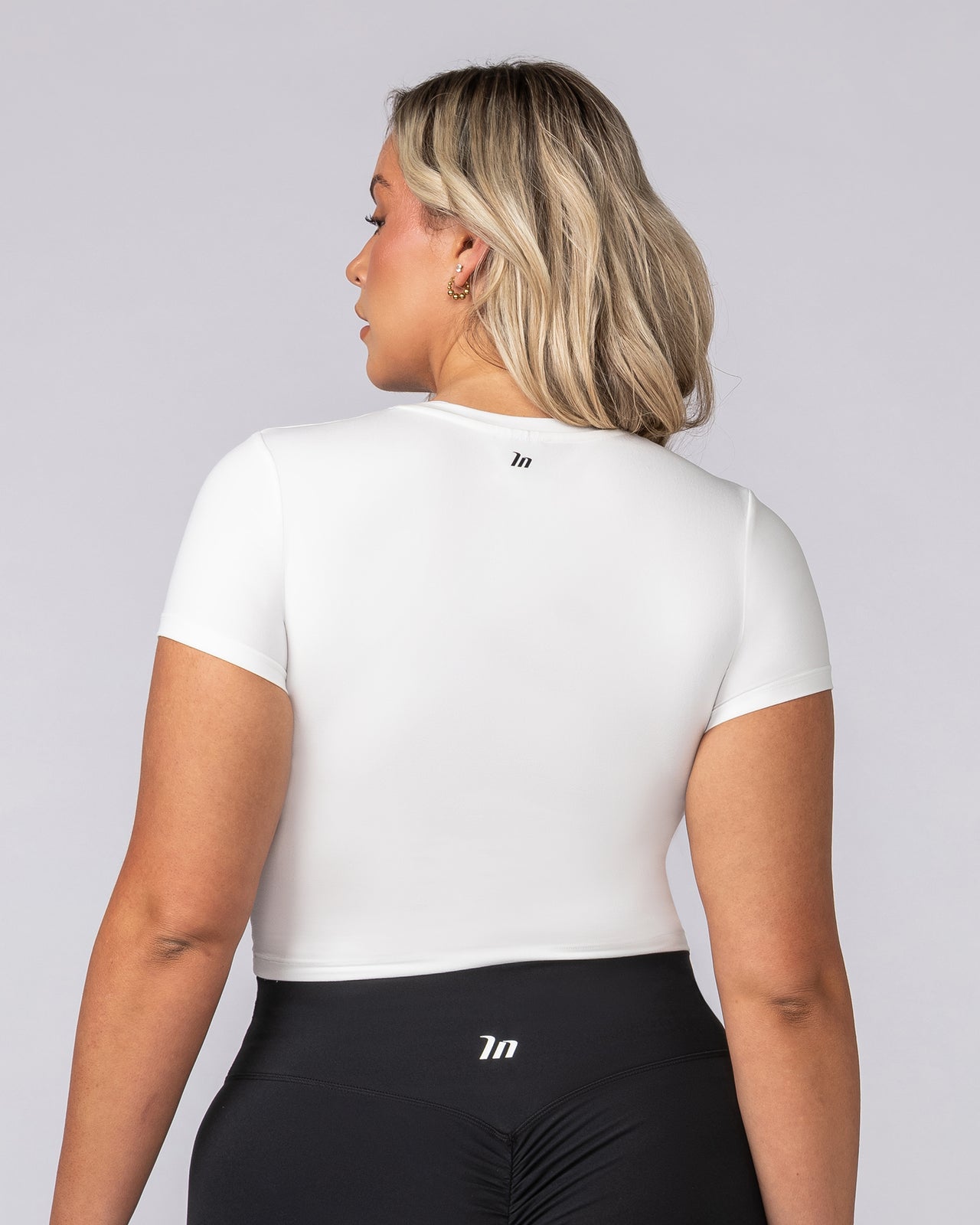 Essential Cropped Tee - Milk-Tops-XXS-062511MLK-XXS-MNAPPRL43101-4-Muscle Nation