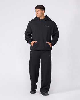 Essential Hoodie - Black-Jumpers & Hoodies-XS-042635BLK-XS-MNAPPRL50365-6-Muscle Nation