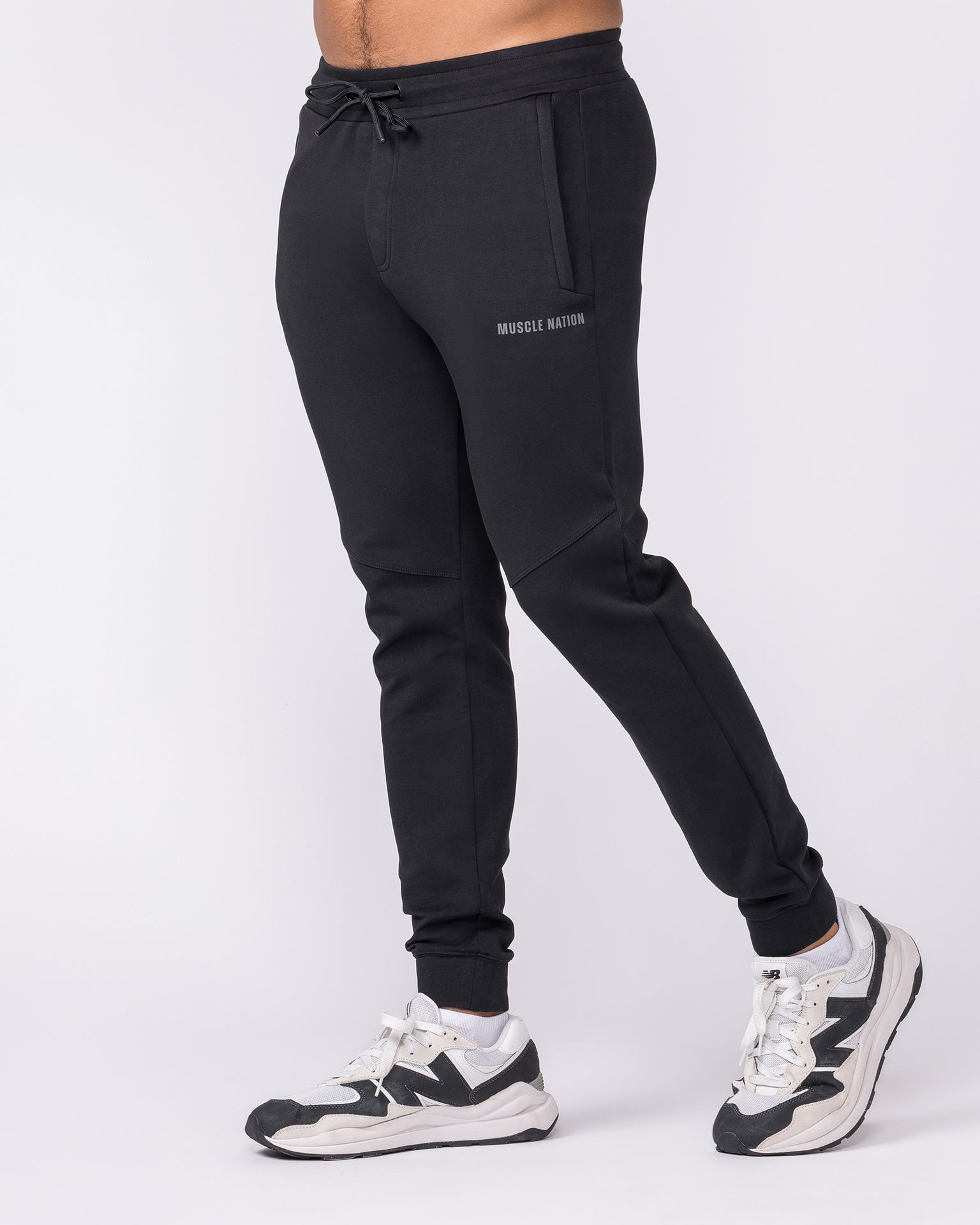 Essential Tech Pants - Black-Bottoms-S-042641BLK-S-MNAPPRL50448-4-Muscle Nation