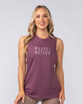 Essential Training Tank - Acai-Singlets & Tanks-XXS-082512ACAI-XXS-MNAPPRL43509-1-Muscle Nation