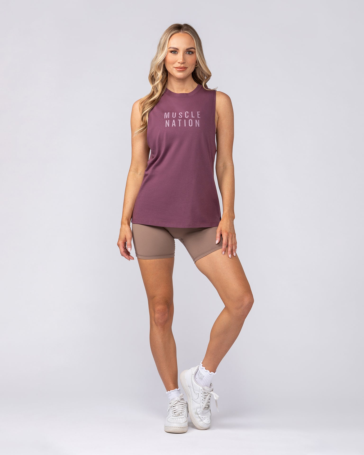 Essential Training Tank - Acai-Singlets & Tanks-XXS-082512ACAI-XXS-MNAPPRL43509-5-Muscle Nation