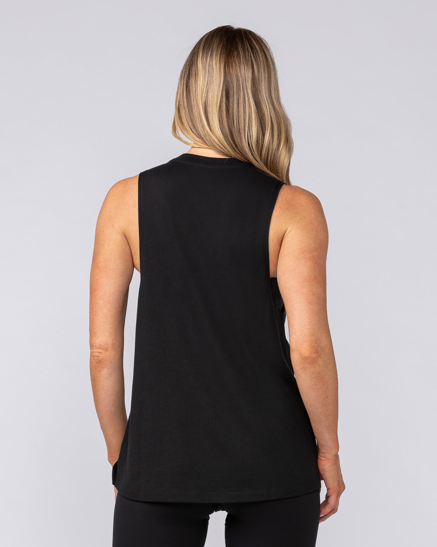 Essential Training Tank - Black-Singlets & Tanks-XXS-092407BLK-XXS-MNAPPRL40356-5-Muscle Nation