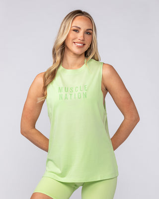 Essential Training Tank - Cool Matcha-Singlets & Tanks-XXS-082512CLM-XXS-MNAPPRL43518-2-Muscle Nation