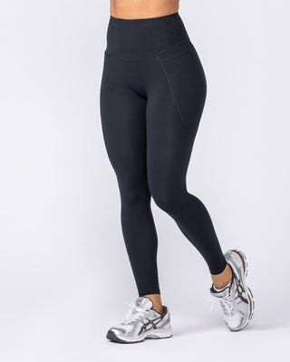 Everyday Boost Ankle Length Leggings – Black – back