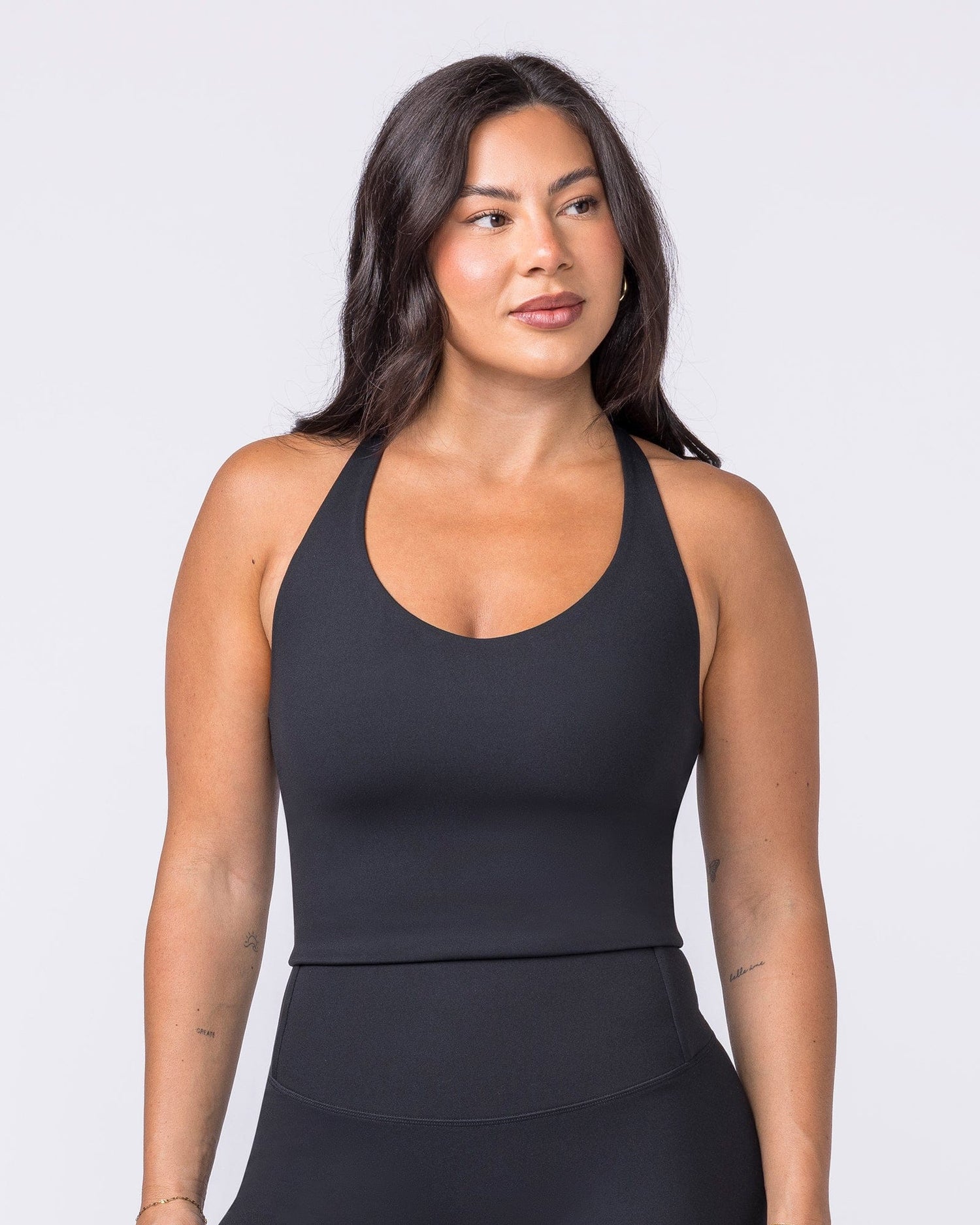 Everyday Form Cropped Tank Black - Muscle Nation women's tank top