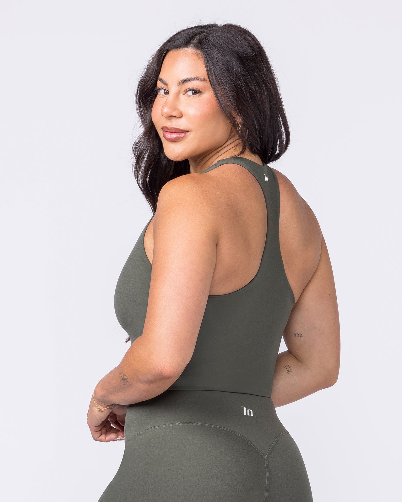 Everyday Form Cropped Tank - Eucalyptus-Singlets & Tanks-XXS-022612EUYPTS-XXS-MNAPPRL48524-2-Muscle Nation