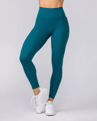 Everyday Pocket Ankle Length Leggings - Deep Teal-Leggings-XXS-062506DTEAL-XXS-MNAPPRL43031-2-Muscle Nation
