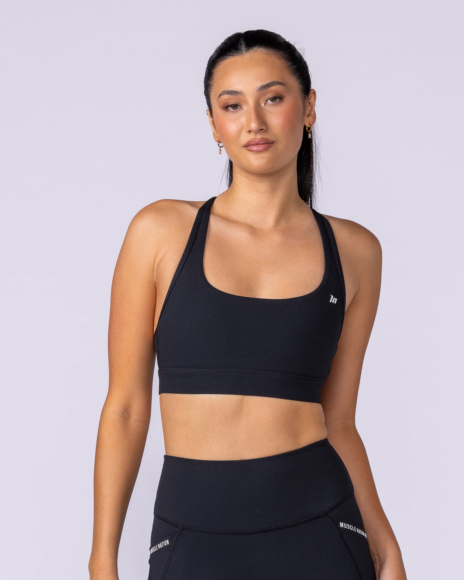 Everything Bra Black - Muscle Nation women's sports bra