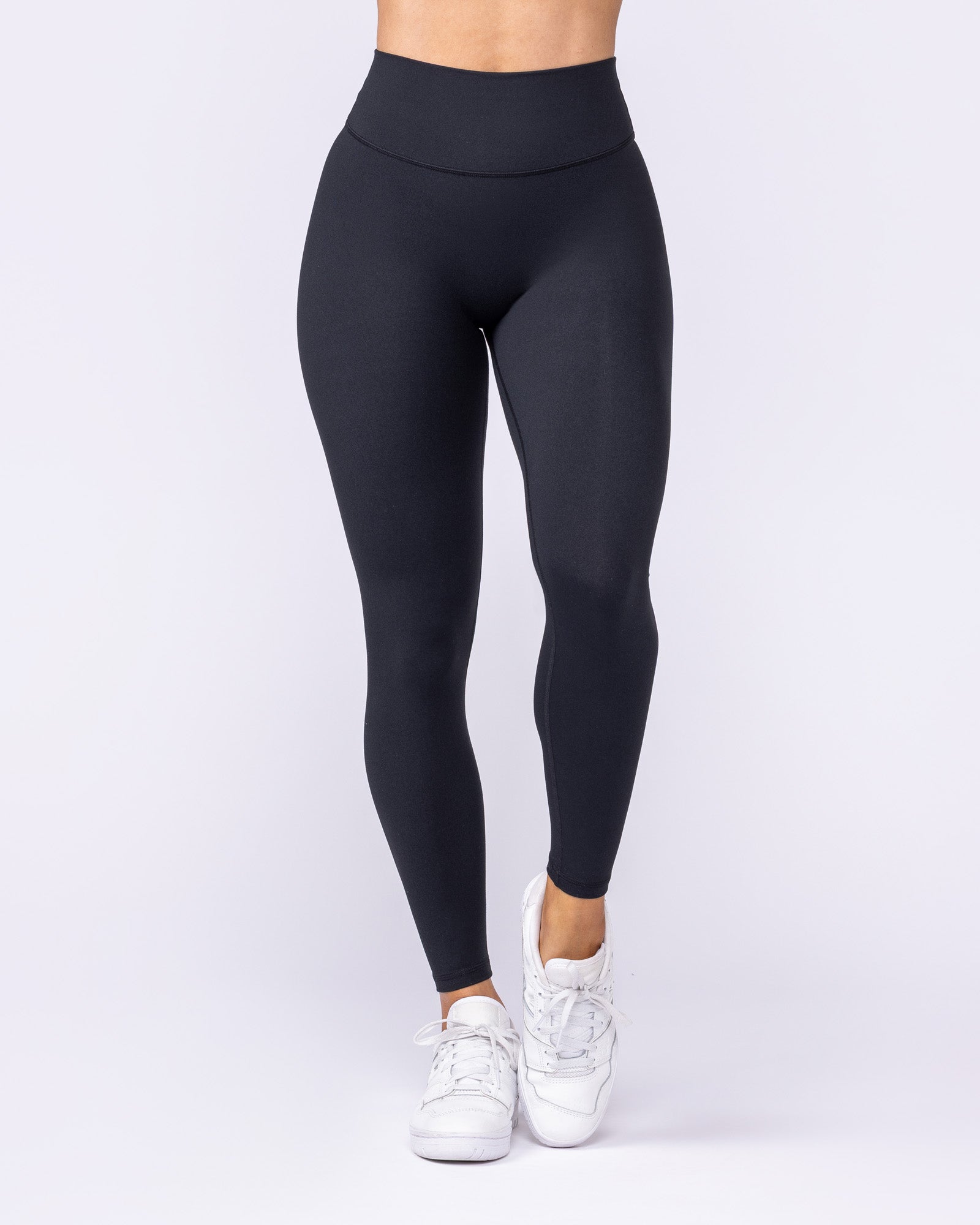 Evolve Signature Ankle Length Leggings - Black-Leggings-XXS-112528BLK-XXS-MNAPPRL44752-5-Muscle Nation