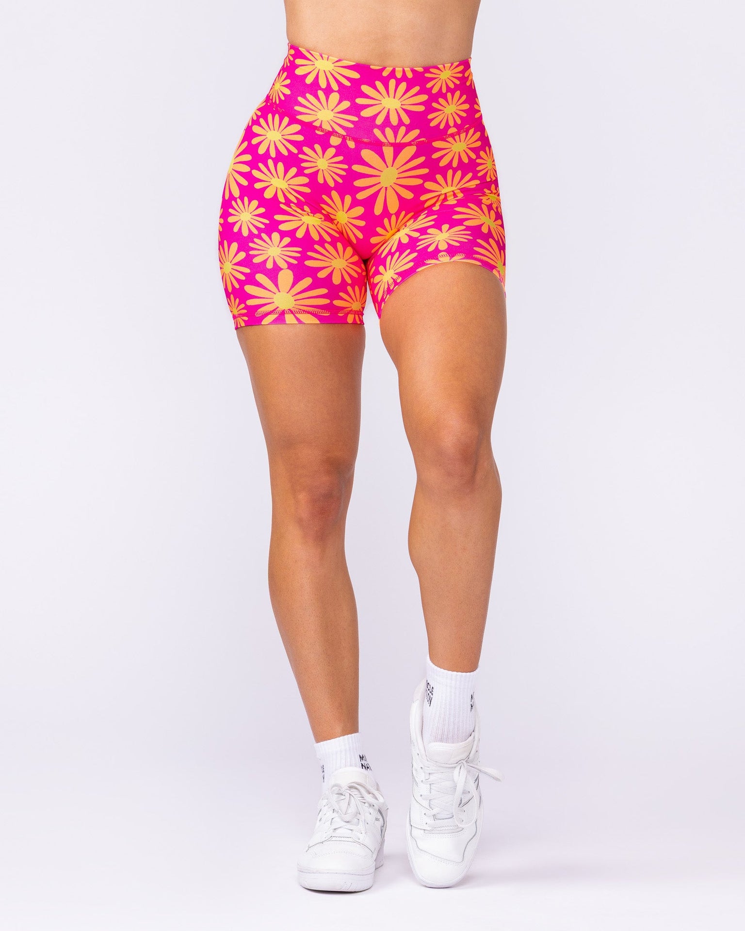 Evolve Signature Bike Shorts - Cosmo Petals-Shorts-XXS-112526CSMOP-XXS-MNAPPRL44788-3-Muscle Nation