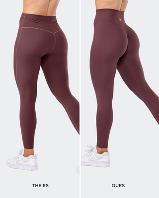 Evolve Signature Ankle Length Leggings - Rocky Road-Leggings-XXS-112528RKRD-XXS-MNAPPRL44761-2-Muscle Nation