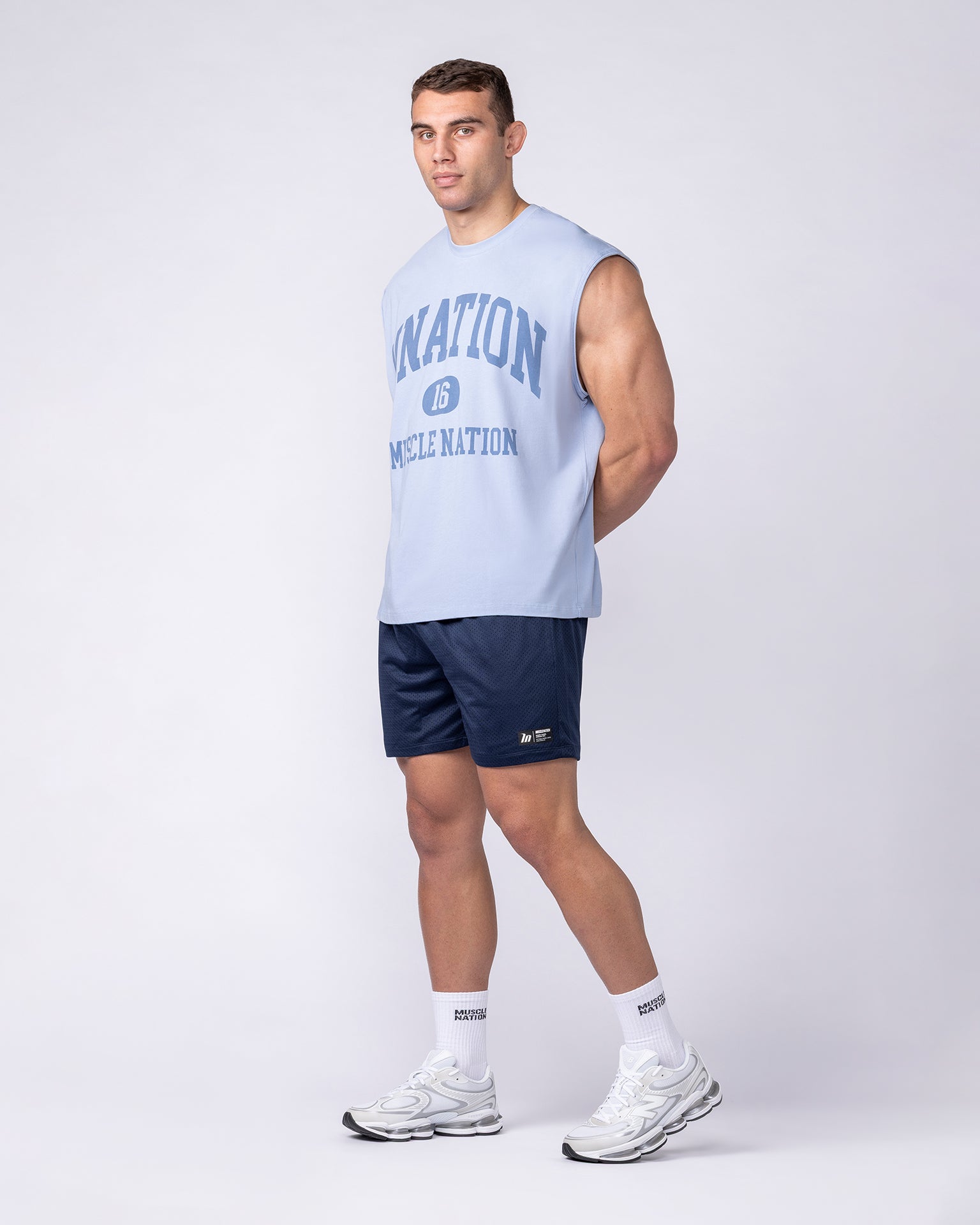 Fieldhouse Boxy Muscle Tank - Aero Blue