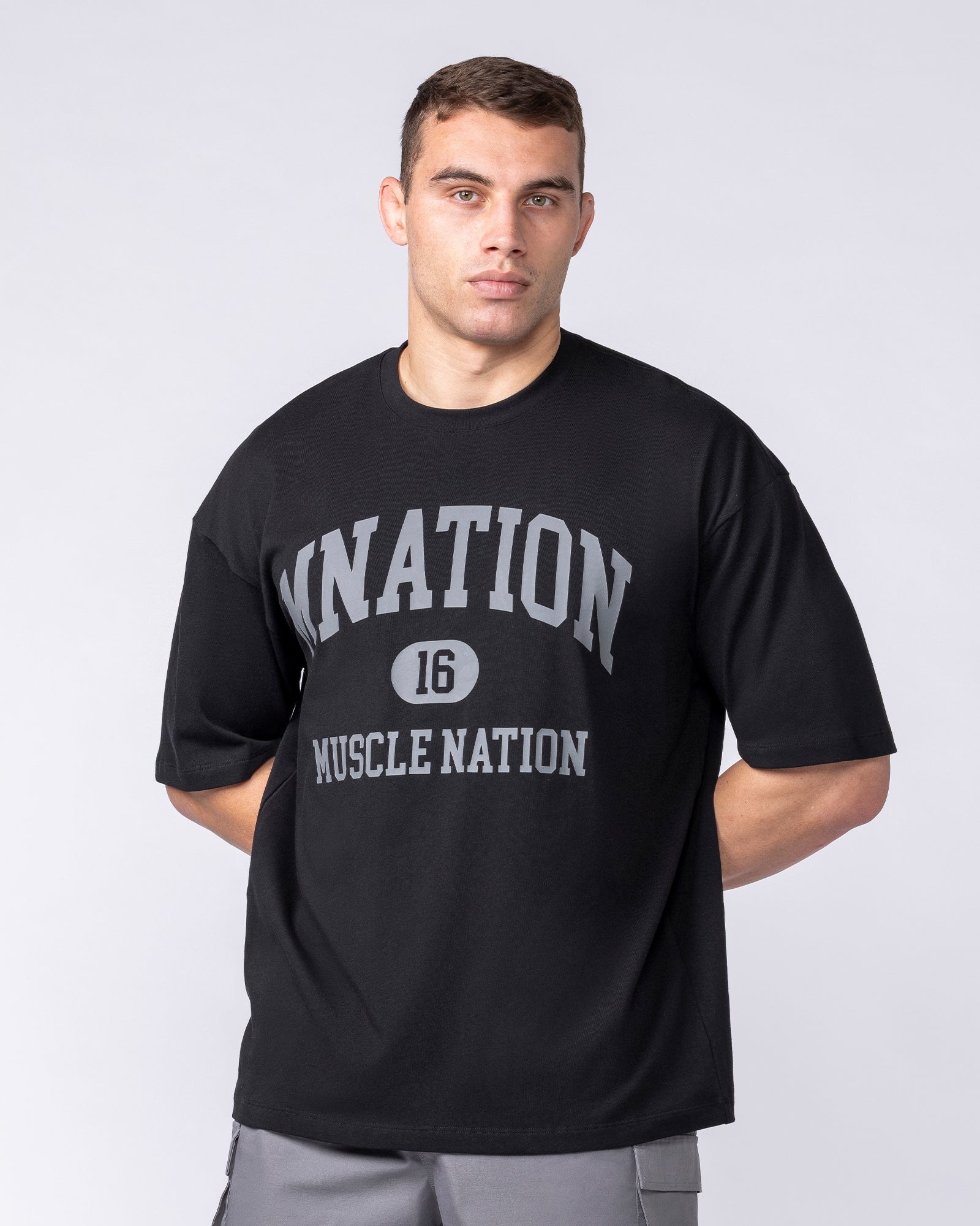Fieldhouse Oversized Tee - Black