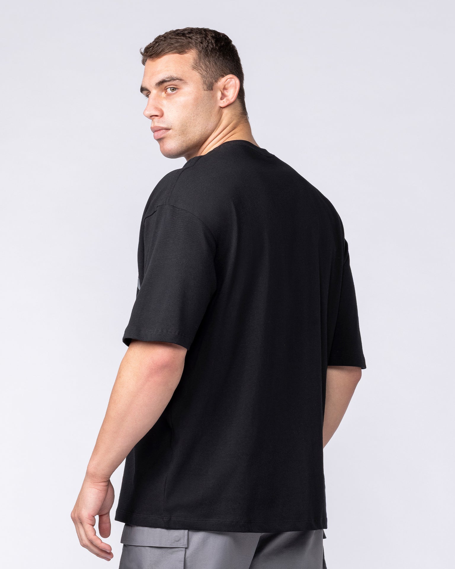 Fieldhouse Oversized Tee - Black