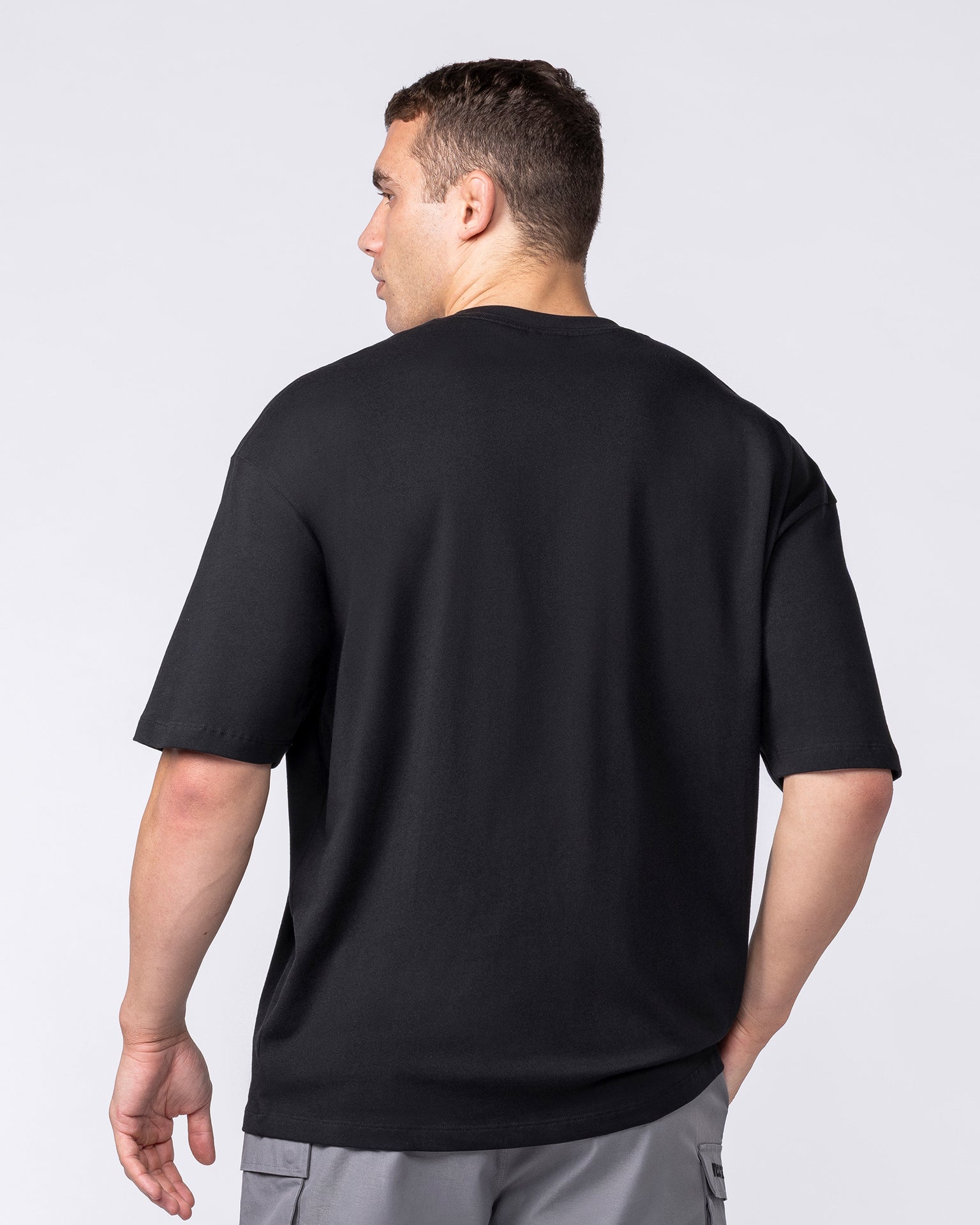 Fieldhouse Oversized Tee - Black
