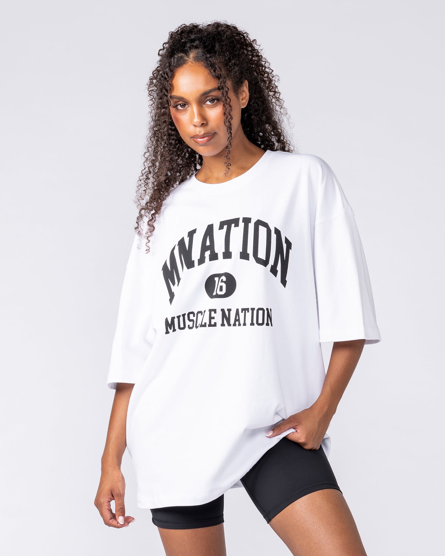 Fieldhouse Oversized Tee - White