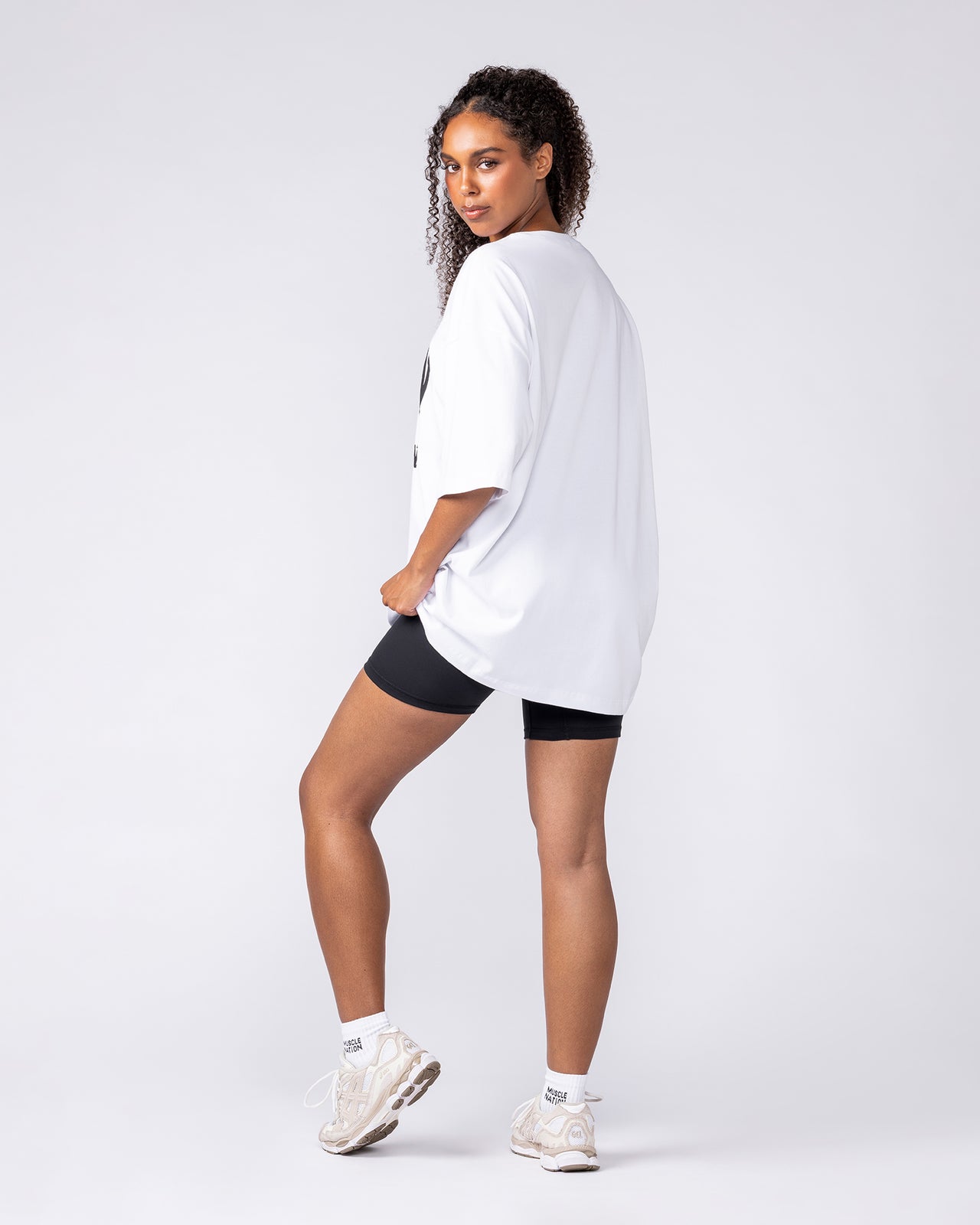 Fieldhouse Oversized Tee - White