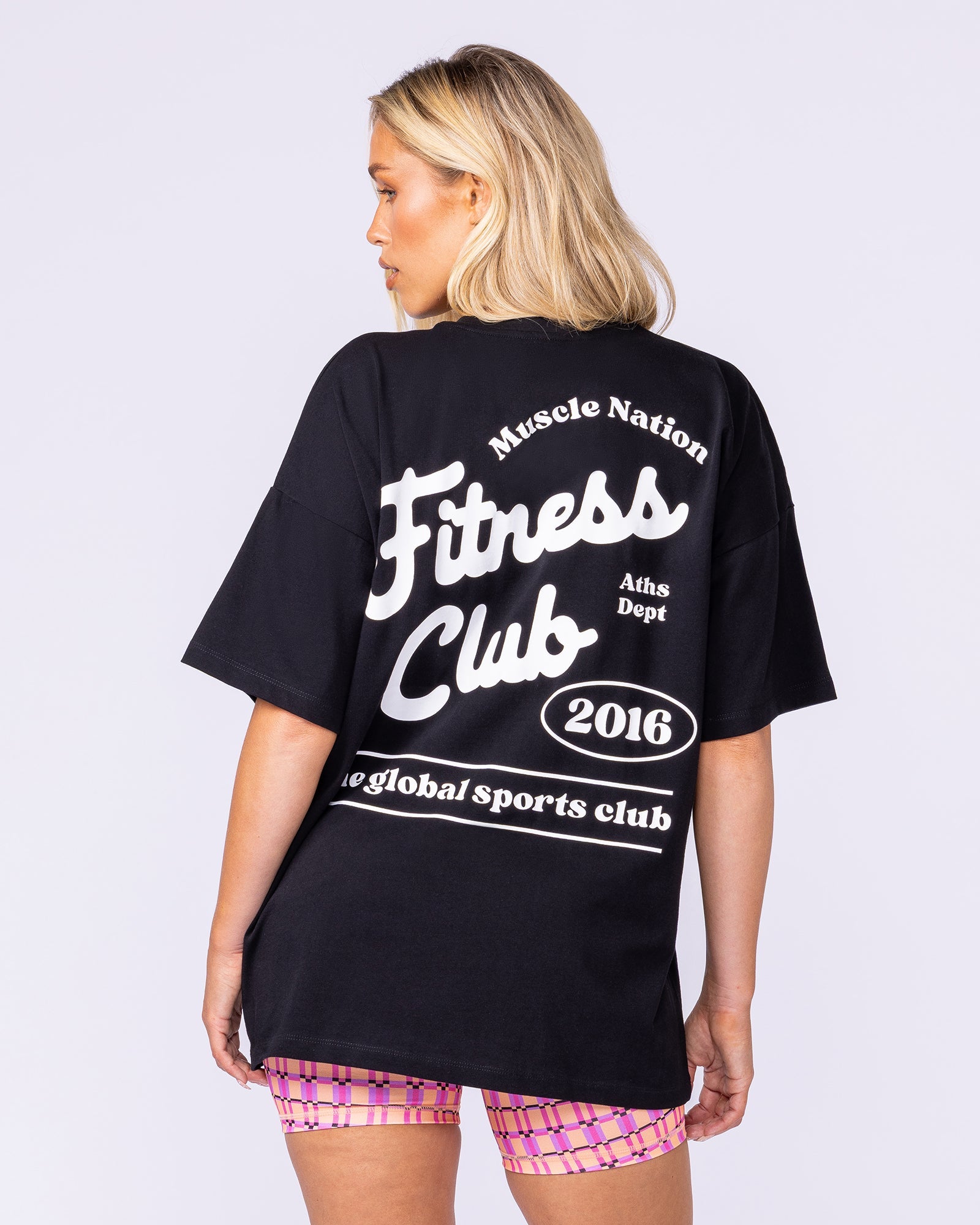 Fizz Oversized Tee - Black-T-Shirts-XXS-1125173BLK-XXS-MNAPPRL45878-3-Muscle Nation