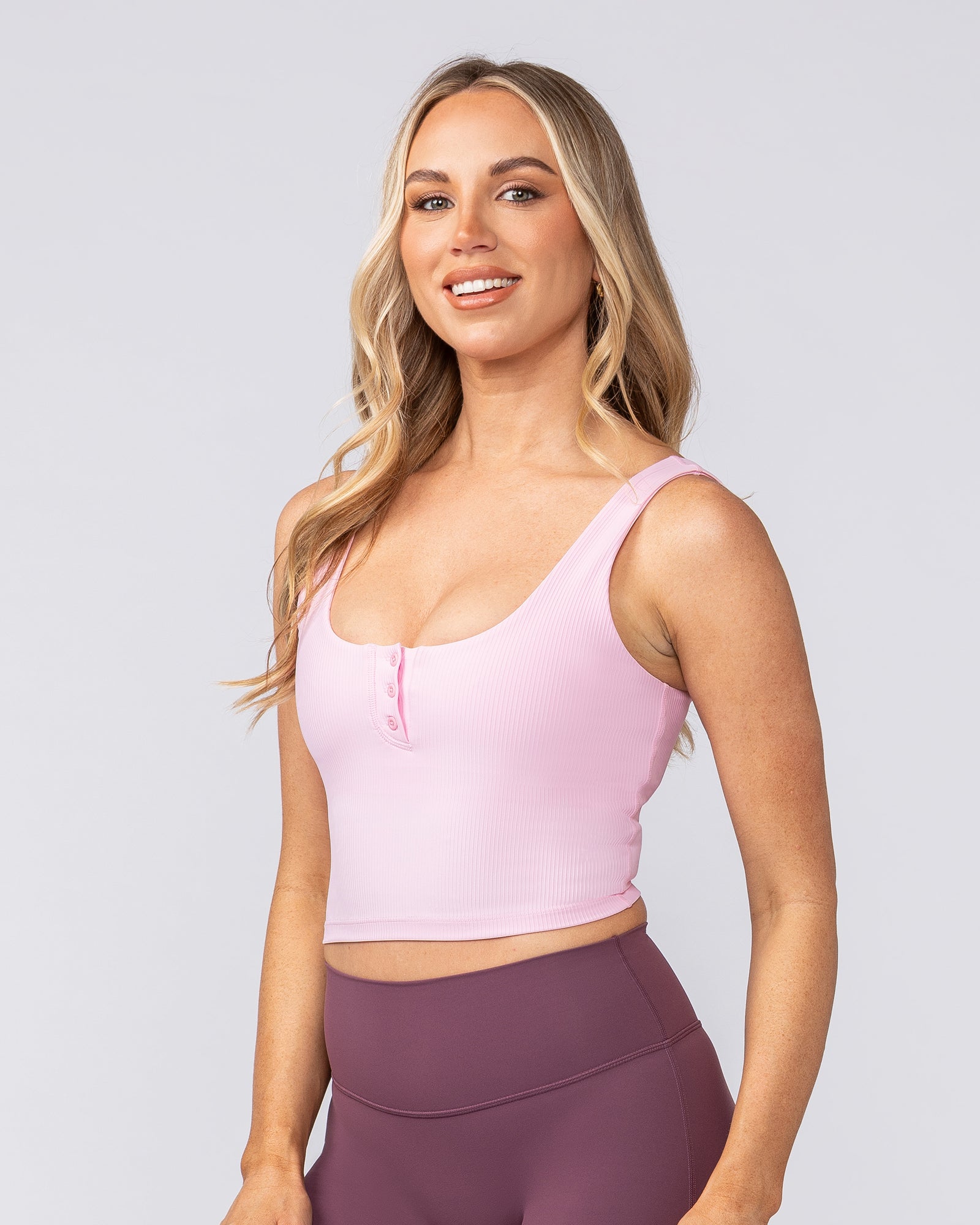 Flirt Bra Tank - Blossom-Singlets & Tanks-XXS-082504BLM-XXS-MNAPPRL43464-3-Muscle Nation