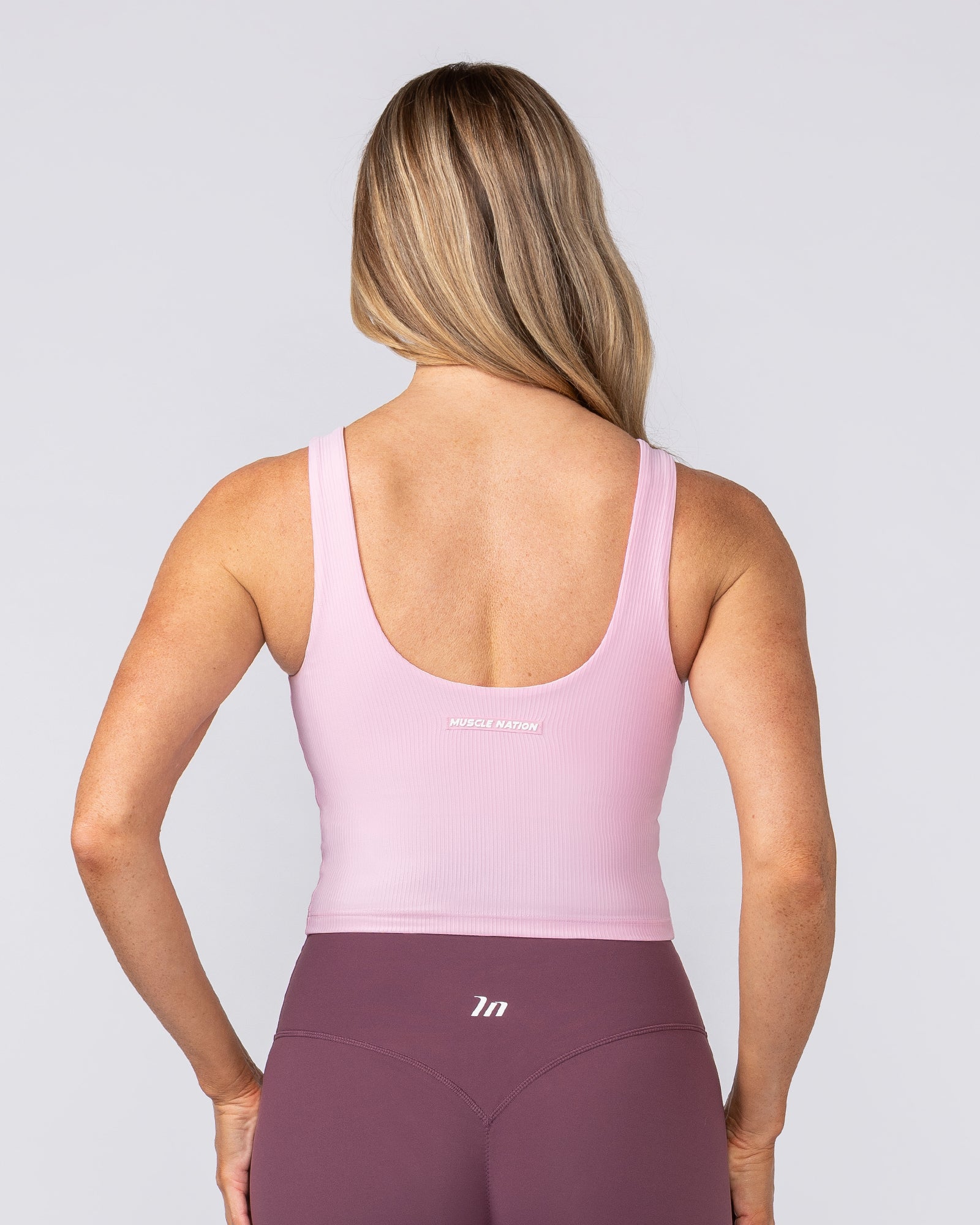 Flirt Bra Tank - Blossom-Singlets & Tanks-XXS-082504BLM-XXS-MNAPPRL43464-5-Muscle Nation