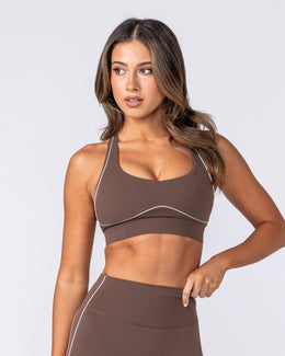 Full Force Bra – Chestnut – front