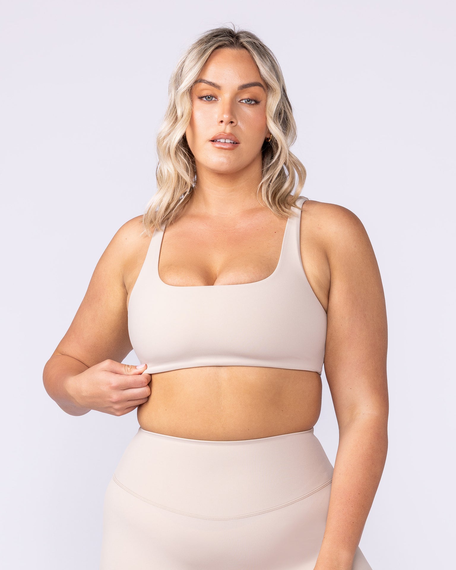 Fundamental Aura Bra - Sand-Sports Bras-XXS-1125102SAND-XXS-MNAPPRL45950-2-Muscle Nation