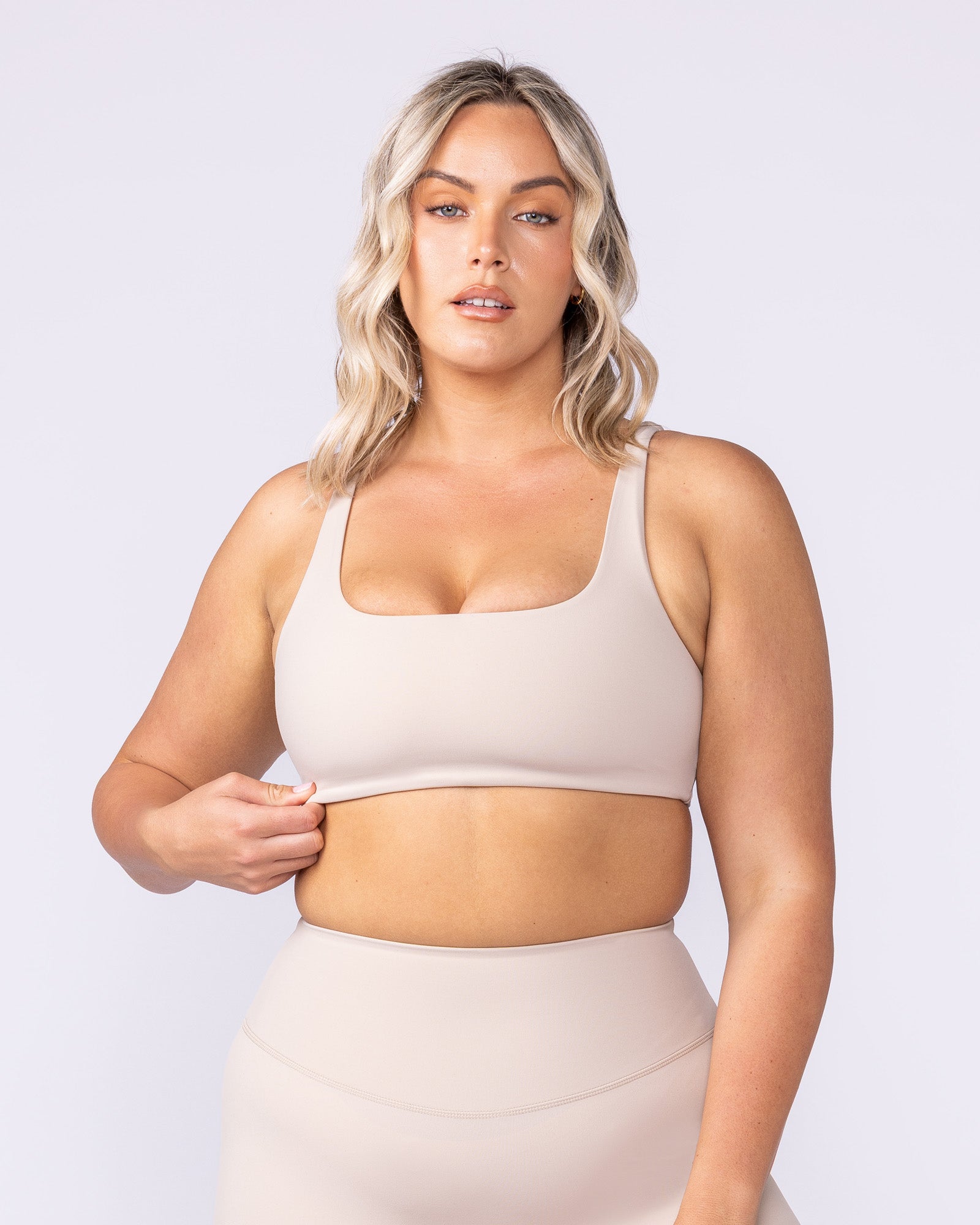 Fundamental Aura Bra - Sand-Sports Bras-XXS-1125102SAND-XXS-MNAPPRL45950-2-Muscle Nation