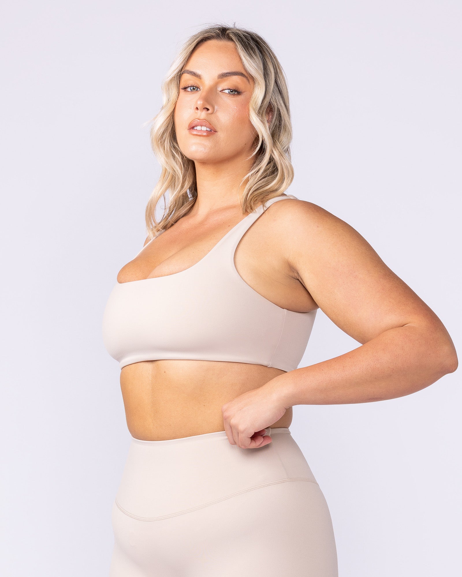 Fundamental Aura Bra - Sand-Sports Bras-XXS-1125102SAND-XXS-MNAPPRL45950-3-Muscle Nation