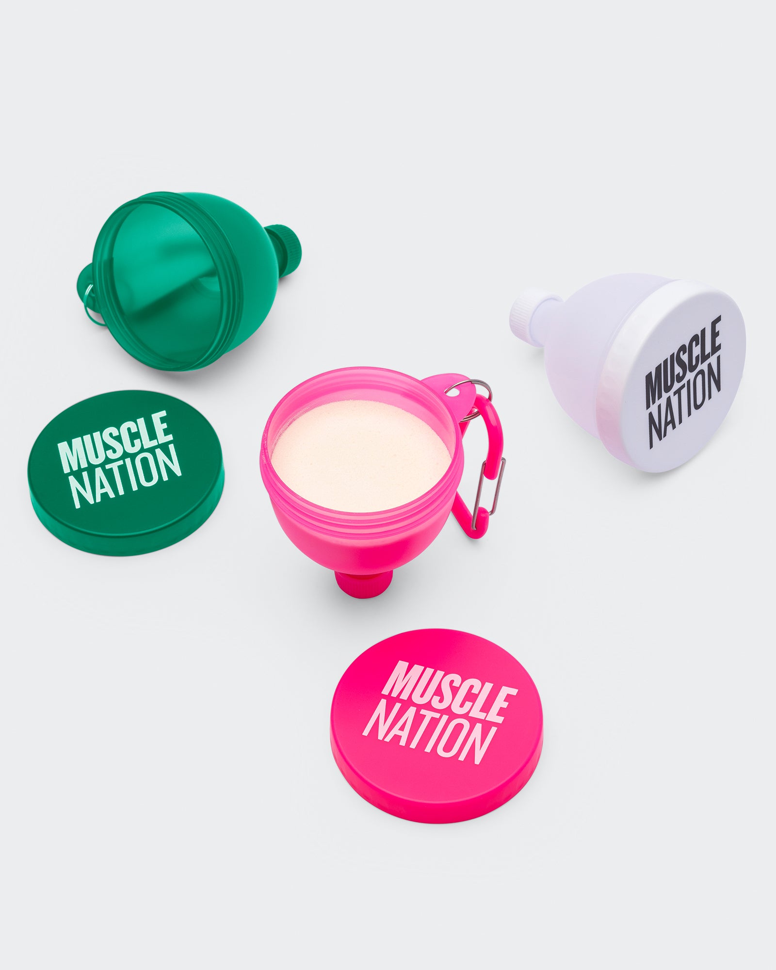 Fill And Go Funnel (x3 Pack) - White/ Clover/ Electric Watermelon