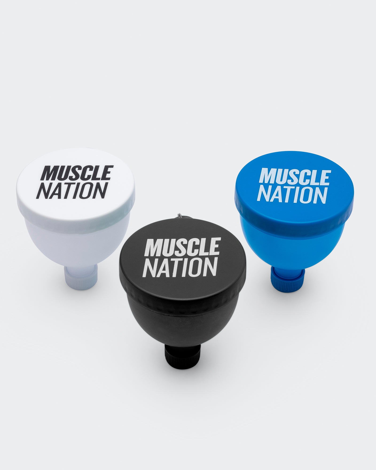 Fill And Go Funnel (x3 Pack) - Black / White / Azure Blue