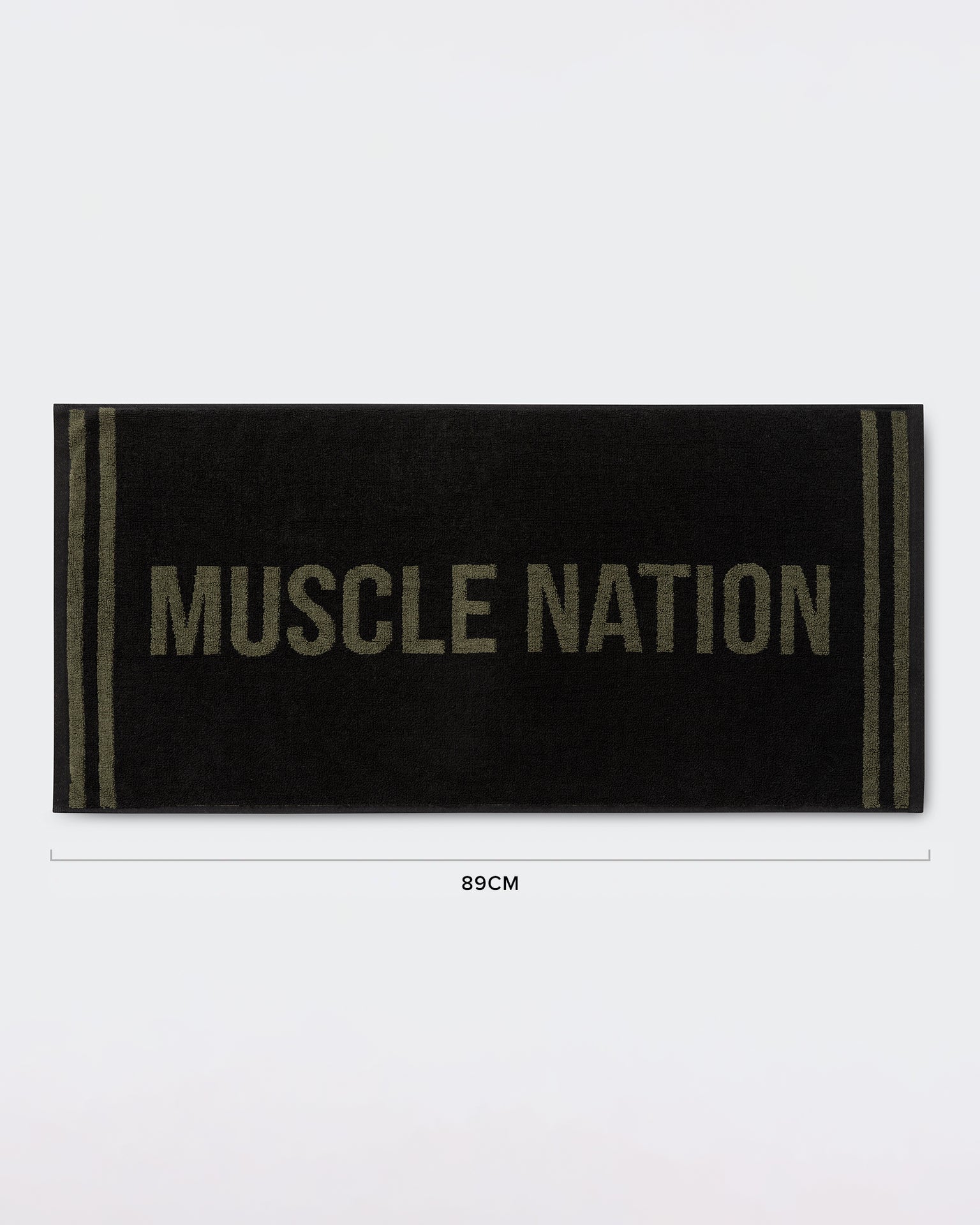 Sweat Towel - Black/Dark Khaki-Accessories-Black / Dark Khaki-ACC022564BLKDKHAK-ONE-MNAPPRL42430-1-Muscle Nation