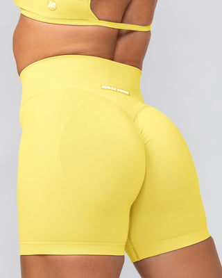 Sculpt Seamless Midway Shorts - Sunshine-Shorts-XS-1124123SHN-XS-MNAPPRL40449-2-Muscle Nation