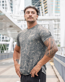 Climaflex Active Tee in Washed Tree Camo