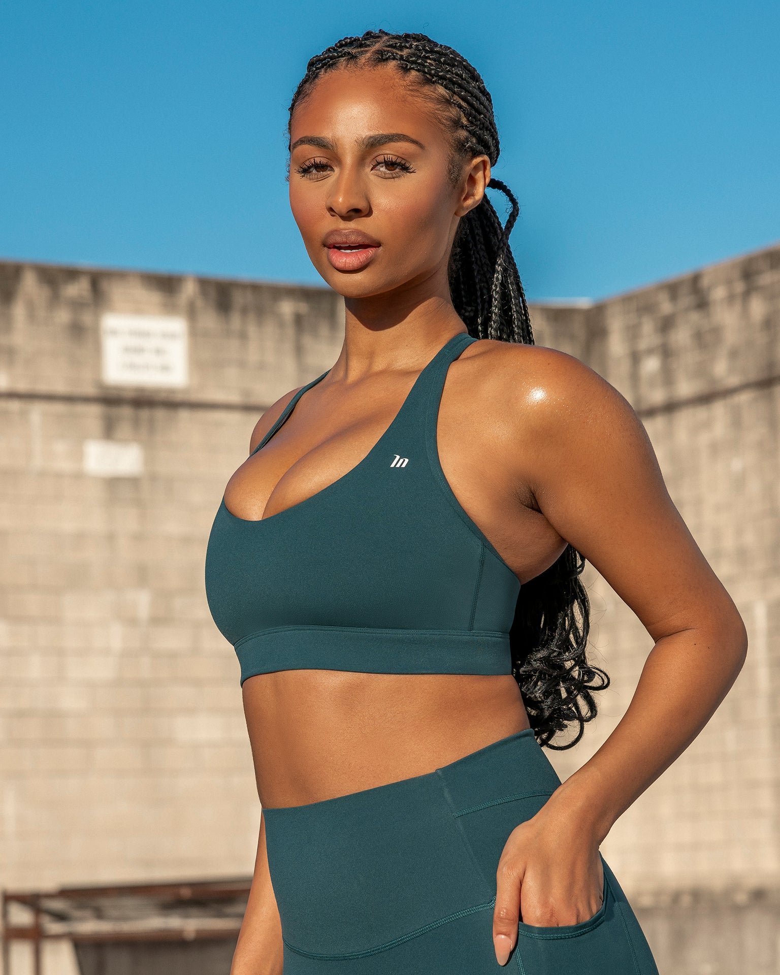 Elite Support Bra - Hunter Green