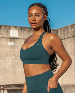 Elite Support Bra - Hunter Green