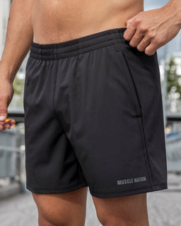 Essential Active 5" Shorts - Black