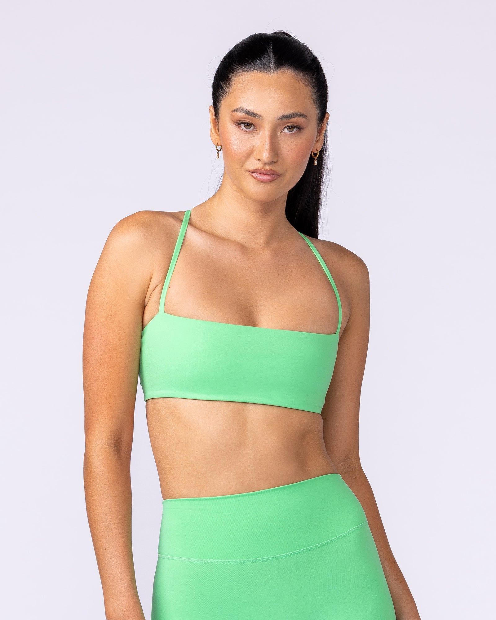 Halo Bralette - Neon Apple-Bralettes-XXS-112519NEOAPPL-XXS-MNAPPRL45975-1-Muscle Nation