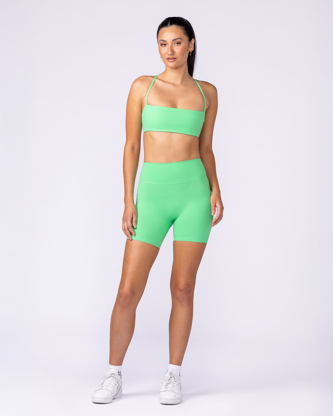 Halo Bralette - Neon Apple-Bralettes-XXS-112519NEOAPPL-XXS-MNAPPRL45975-5-Muscle Nation