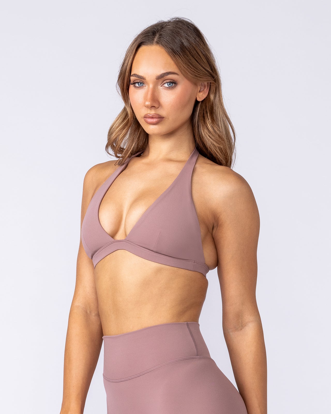 Halter Bralette - Mocha Berry
