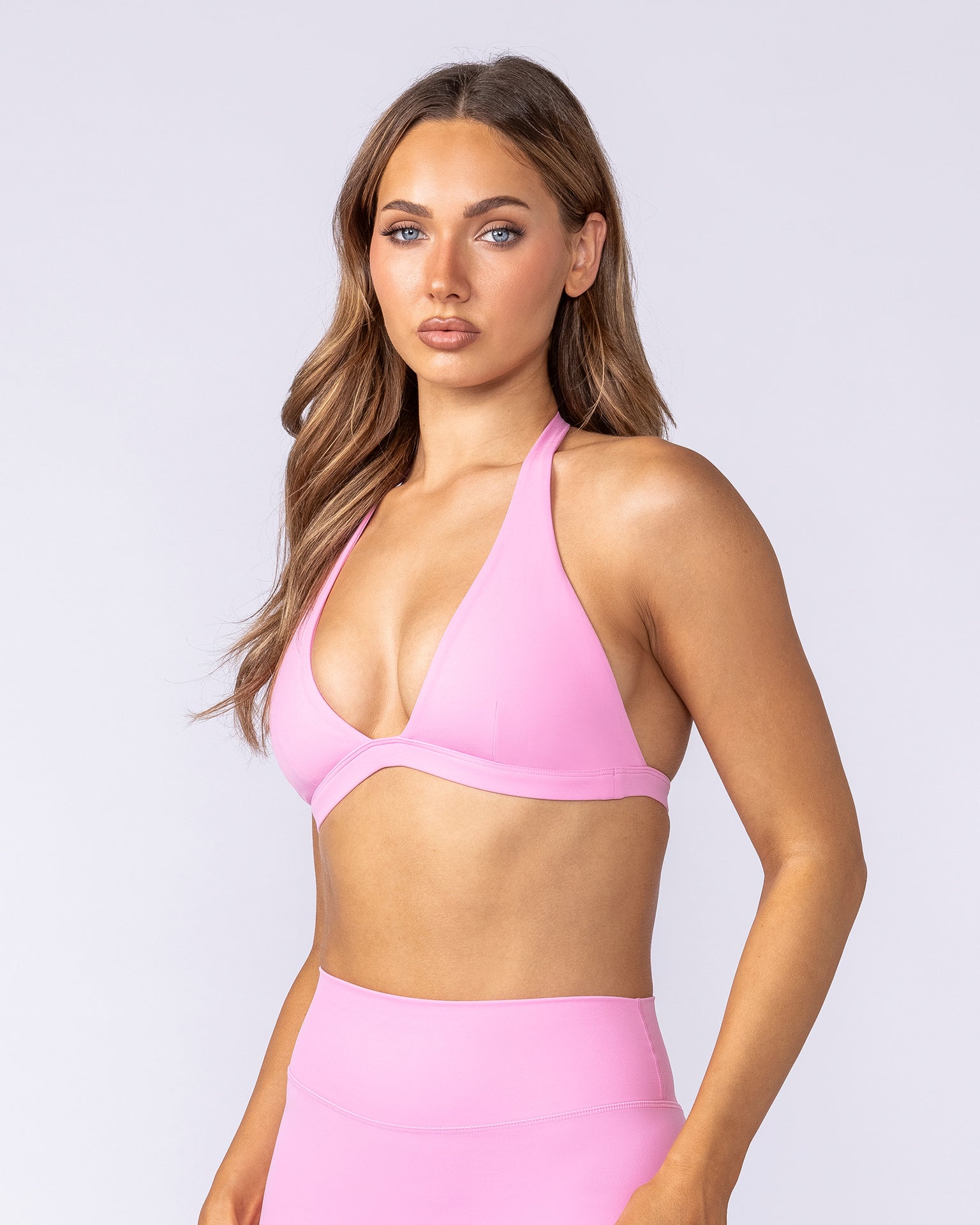 Halter Bralette - Pink Frosting