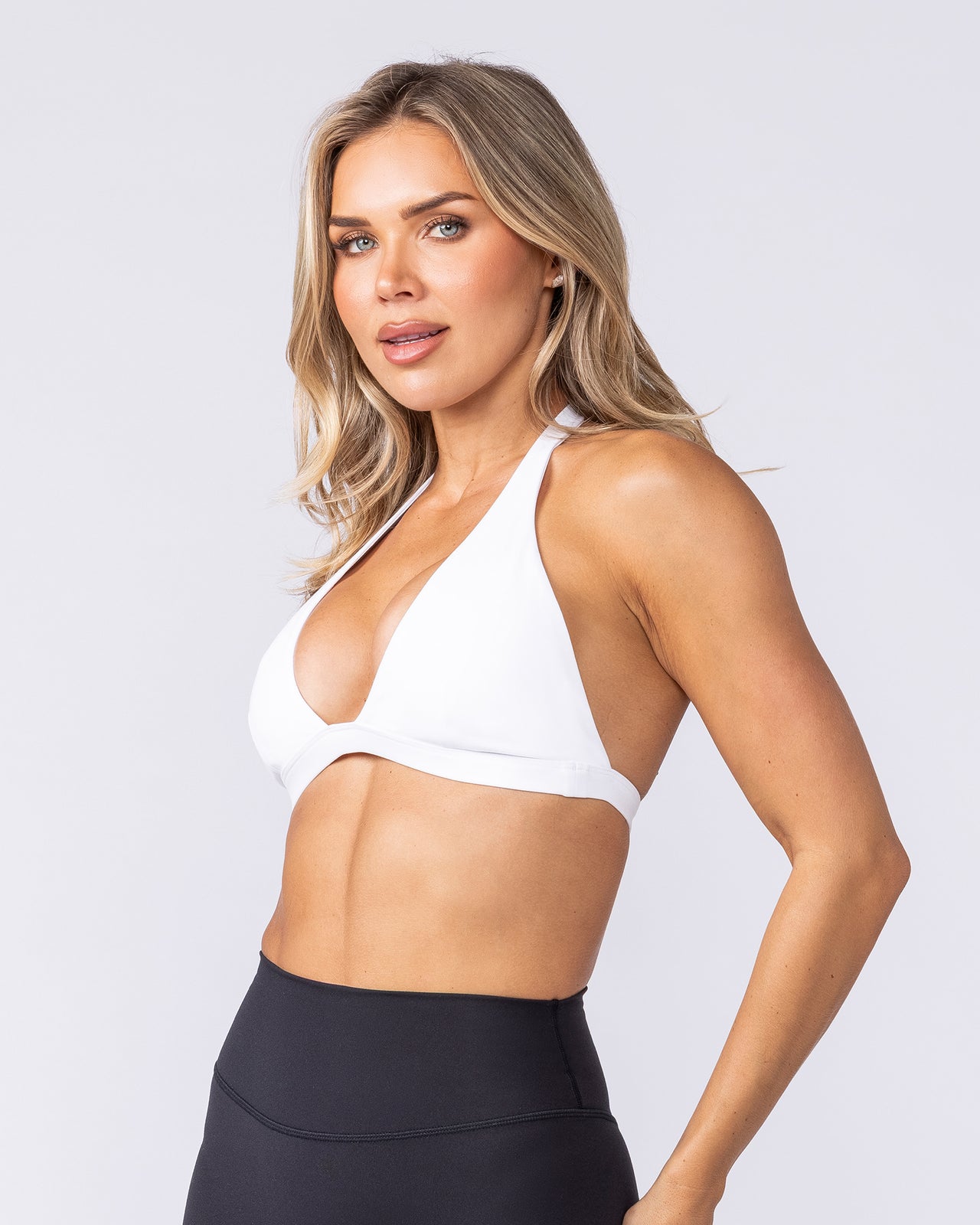 Halter Bralette - White