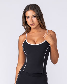 Haze Bra Tank - Black
