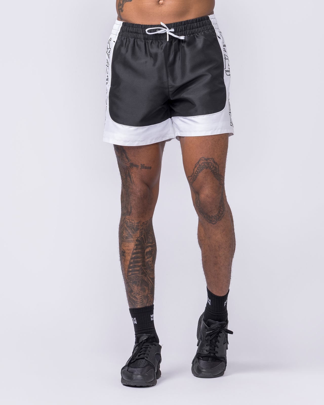 Headliner 5" Shorts - Black-Shorts-S-112556BLK-S-MNAPPRL47411-4-Muscle Nation
