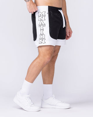 Headliner 5" Shorts - Black-Shorts-S-112556BLK-S-MNAPPRL47411-1-Muscle Nation