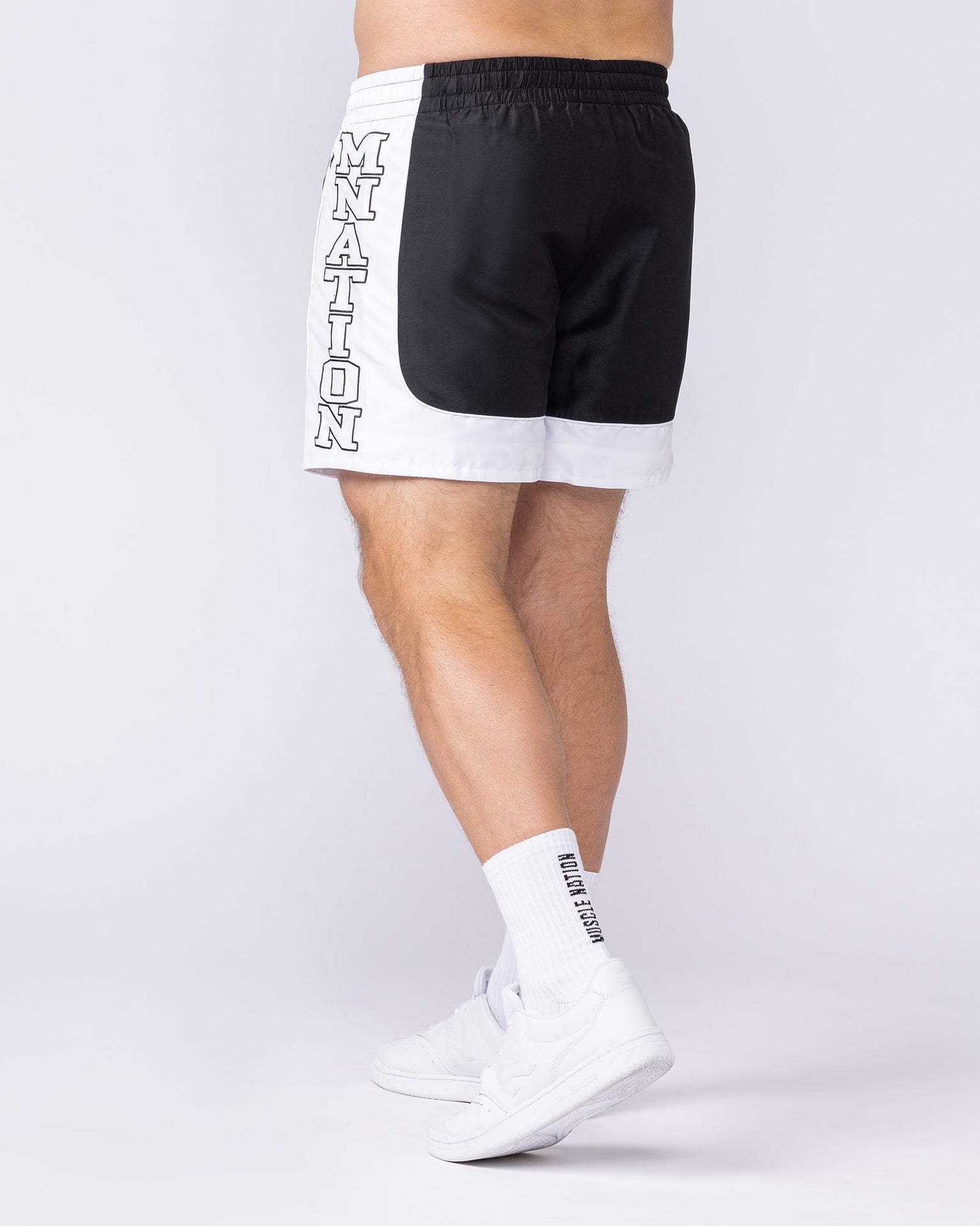 Headliner 5" Shorts - Black-Shorts-S-112556BLK-S-MNAPPRL47411-2-Muscle Nation