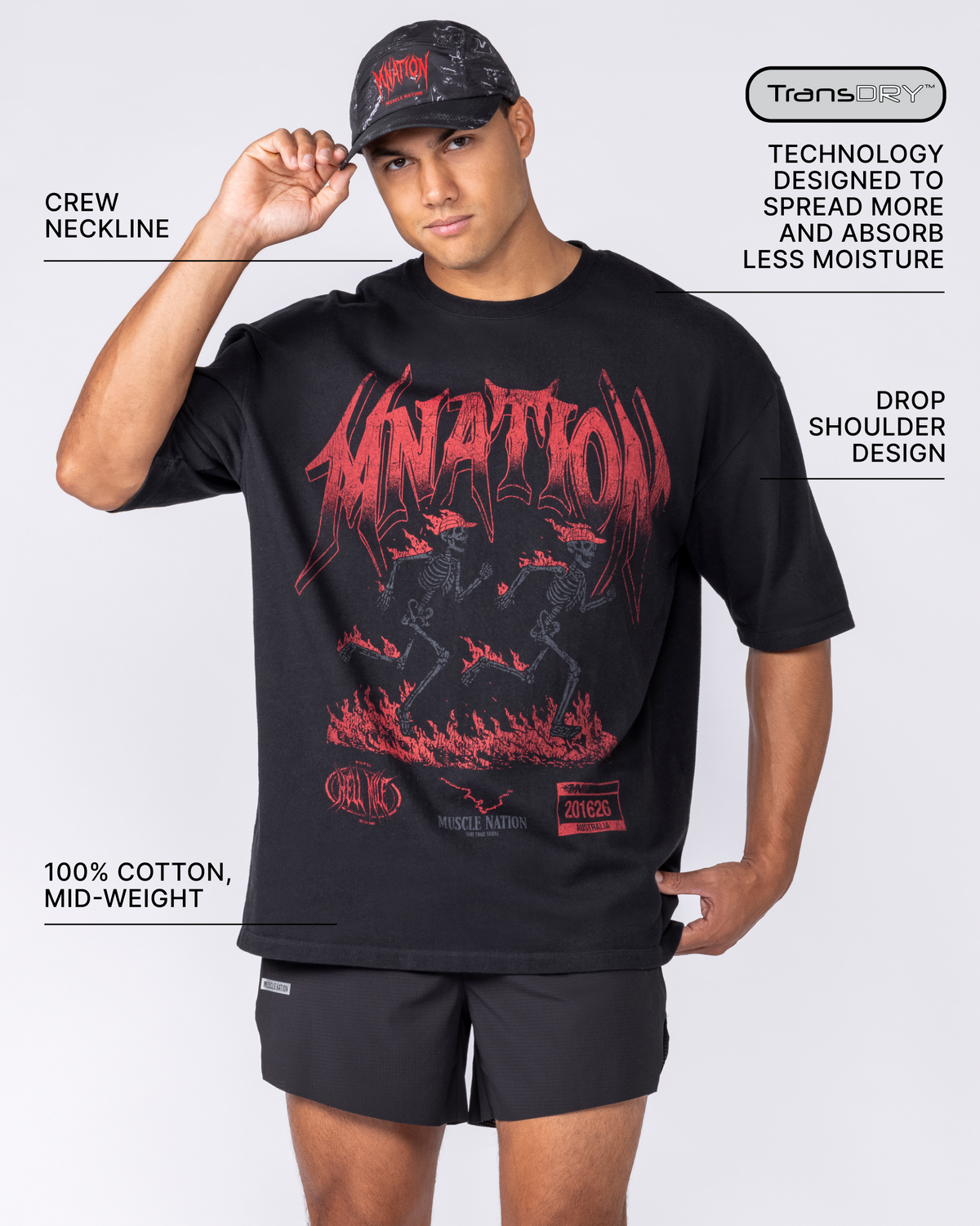 Hell Mile Running Tee in Black – image 2